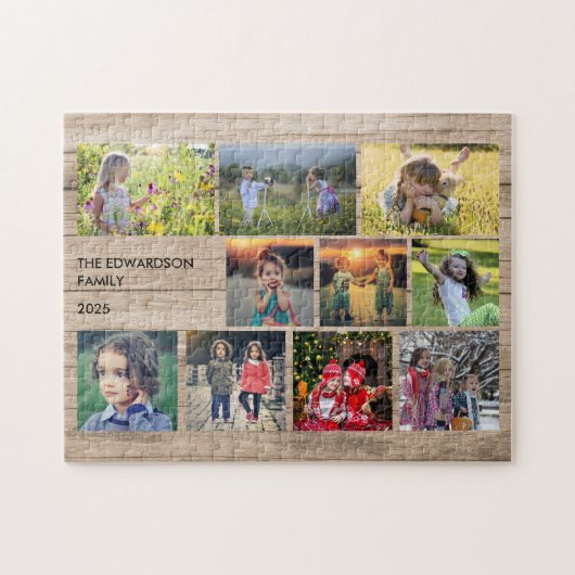 Puzzle Create your own family photo collage (Horizontal)