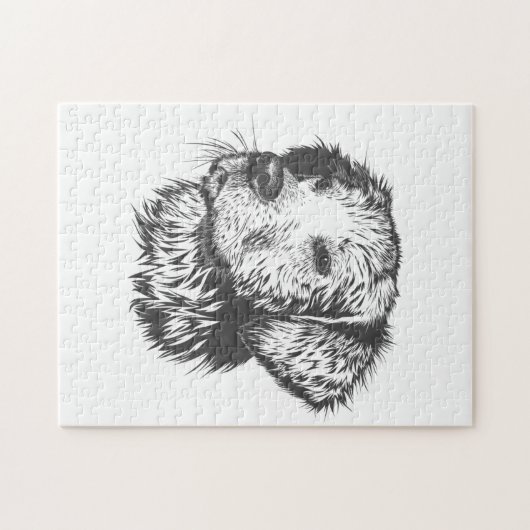 Puzzle Create Your Own Pet Dog Customized (Horizontal)