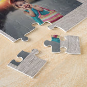 Puzzle Create your own rustic wood family photo collage (Côté)