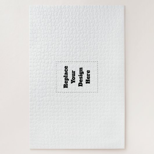 Puzzle Create Your Own white  (Vertical)