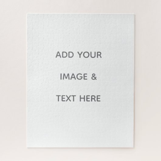 Puzzle Create Your Own white  (Vertical)