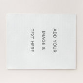 Puzzle Create Your Own white  (Horizontal)