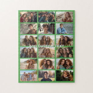 Puzzle créateur de collage photo 18 - avec 1 ligne de tex
