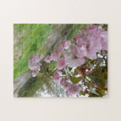 Puzzle créatif fleur d'arbre rose clair (Horizontal)