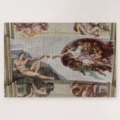Puzzle création d' adam fresco (Horizontal)