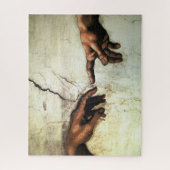 Puzzle Création d'Adam - mains Michaël Angelo 1475 - 1564 (Vertical)