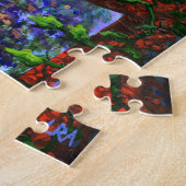 Puzzle Créationarts Whimsical de la forêt de Chouettes am (Côté)
