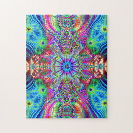 Puzzle Creatrip cosmique - conception trippy (Vertical)