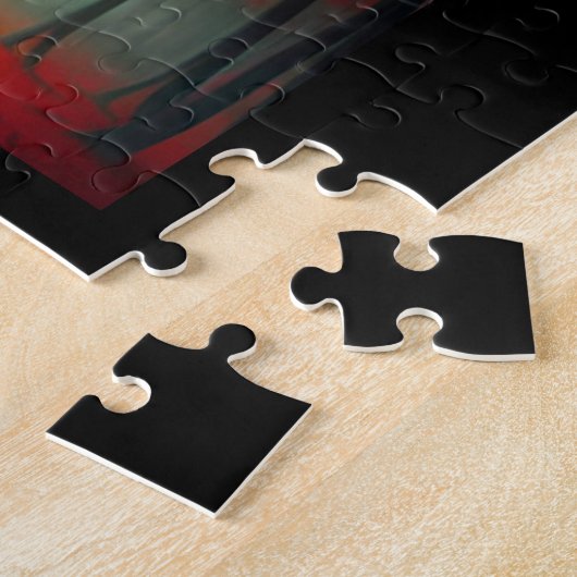 Puzzle Créature automnale dans la terre alien camouflage  (Côté)