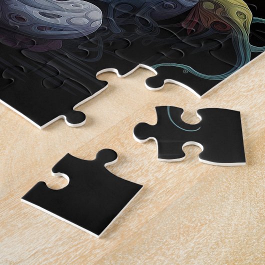 Puzzle Créature d'horreur extraterrestre (Côté)