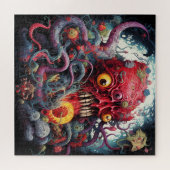 Puzzle Créature d'horreur extraterrestre (Horizontal)