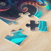Puzzle Créature Éthérée Turquoise Mystique (Côté)