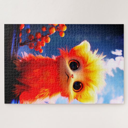 Puzzle Créature orange (Horizontal)