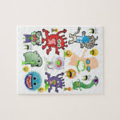 Puzzle Créatures et monstres de Puking amusants (Horizontal)