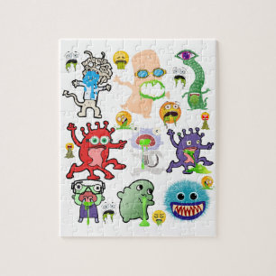 Puzzle Créatures et monstres de Puking amusants