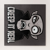 Puzzle Creep It Real Classic Horror Vampire Design (Horizontal)