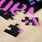 Puzzle Créer n'importe quel nom Couleurs vives personnali (Côté)