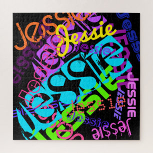 Puzzle Créer n'importe quel nom personnalisable couleurs