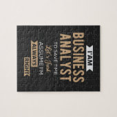 Puzzle créer un analyste d'entreprise pour gagner du temp (Horizontal)