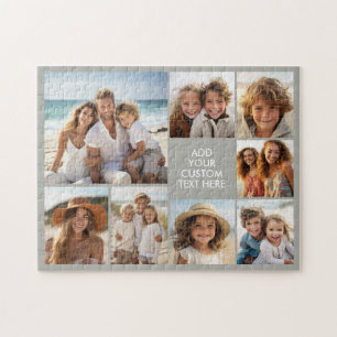 Puzzle Créer un collage personnalisé de 8 photos avec du