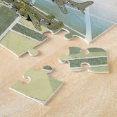 Puzzle créer votre propre caricature d'avion (Côté)