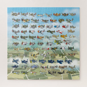 Puzzle créer votre propre caricature d'avion