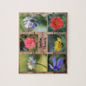 Puzzle Créer votre propre jardin fleurs photo collage (Vertical)