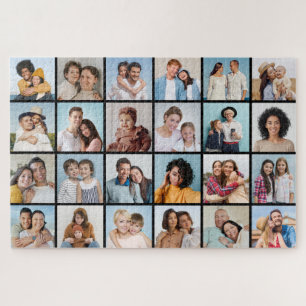 Puzzle Créez votre propre 24 photo Collage couleur modifi