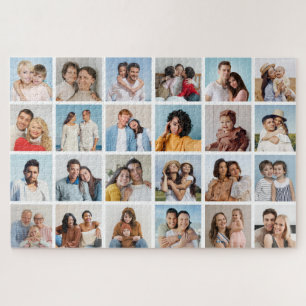 Puzzle Créez votre propre 24 photo Collage couleur modifi