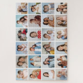 Puzzle Créez votre propre 24 photo Collage couleur modifi (Vertical)