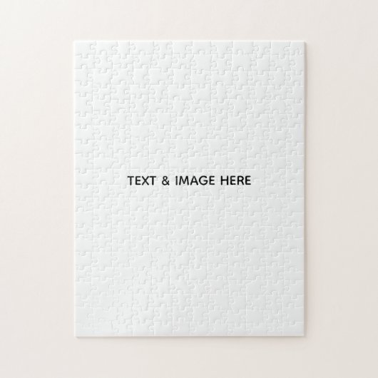 Puzzle Créez votre propre blanc (Vertical)