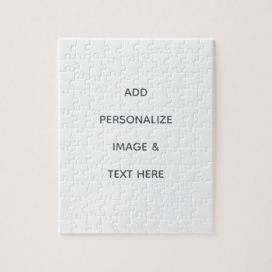 Puzzle Créez votre propre blanc (Vertical)