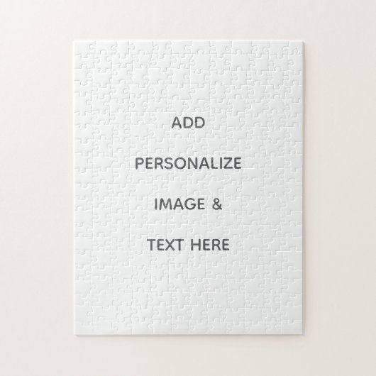 Puzzle Créez votre propre blanc (Vertical)