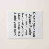 Puzzle Créez votre propre casse-tête (Horizontal)