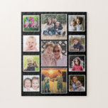 Puzzle Créez votre propre collection de photos de famille<br><div class="desc">Puzzle de collage photo de famille à personnaliser avec 11 photos préférées.</div>