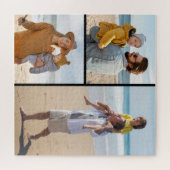 Puzzle Créez votre propre collection photo de 3 voeux (Horizontal)