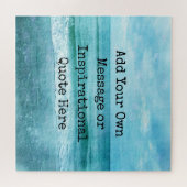 Puzzle Créez votre propre devis inspirant motivationnel J (Horizontal)