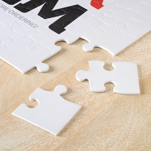 Puzzle CRÉEZ-VOTRE-PROPRE DIY Personnalisé téléchargez vo (Côté)