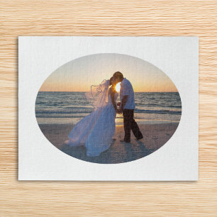 Puzzle Créez Votre Propre Forme Ovale Mariage 20x16