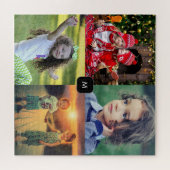 Puzzle Créez votre propre monogramme de collage photo de (Horizontal)