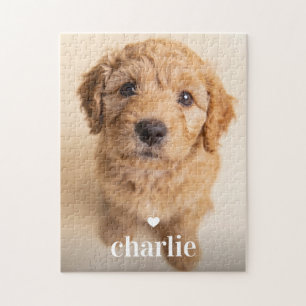 Puzzle Créez Votre Propre Nom de Chien Photo Plein Cadre