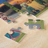 Puzzle Créez votre propre nom de famille de collage photo (Côté)