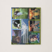 Puzzle Créez votre propre nom de famille de collage photo (Vertical)