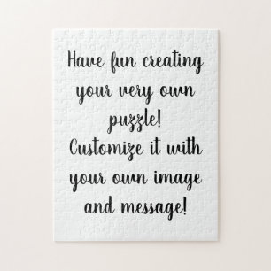 Puzzle Créez votre propre personnalisation Customisée