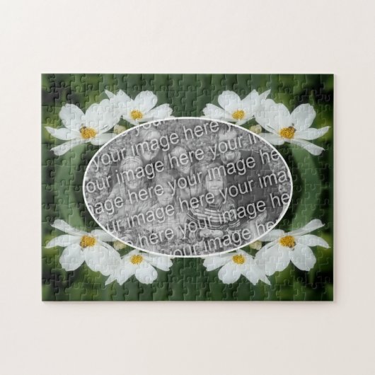 Puzzle Créez Votre Propre Photo Cosmos Fleurs d'Abeille C (Horizontal)