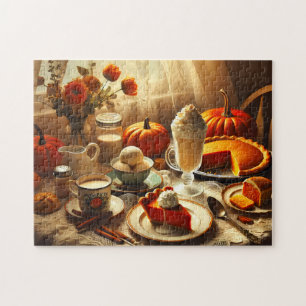 Puzzle Crème aux épices de tarte à la citrouille Décorati