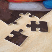 Puzzle Crème glacée au chocolat foncé avec arrosage arc-e (Côté)