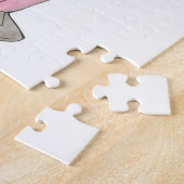 Puzzle Crème glacée Shoppe fraise rose Milkshake Foin (Côté)