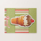 Puzzle Crème glacée vintage de chocolat (Horizontal)