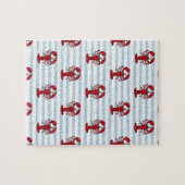 Puzzle crépon de coton de homard (Horizontal)